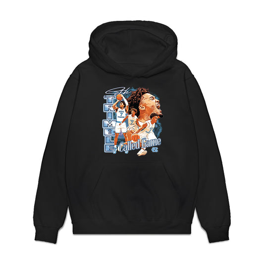 UNC - NCAA Men's Basketball : Seth Trimble - Collage Premium Hooded Sweatshirt-0