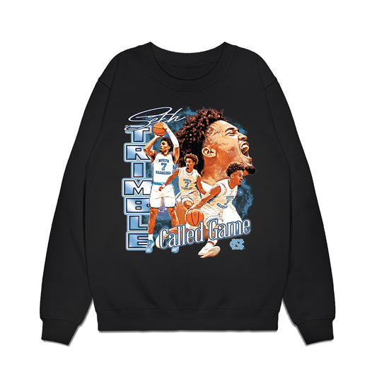 UNC - NCAA Men's Basketball : Seth Trimble - Collage Premium Crewneck Sweatshirt-0