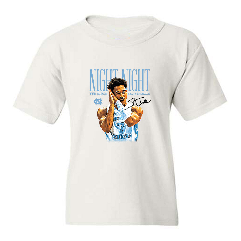 UNC - NCAA Men's Basketball : Seth Trimble - Night Night Youth T-Shirt-0