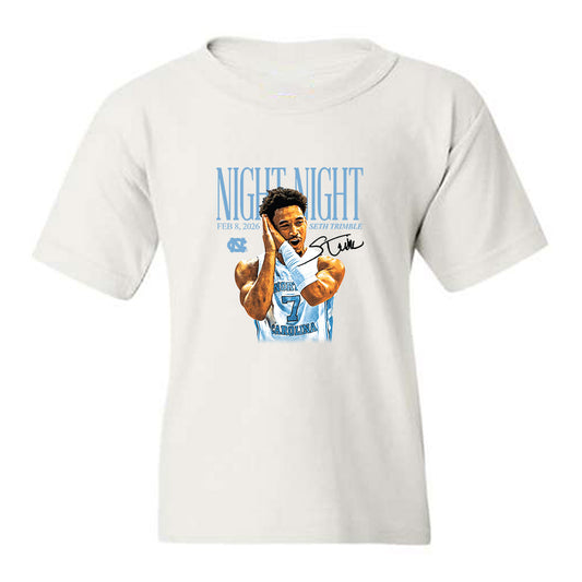 UNC - NCAA Men's Basketball : Seth Trimble - Night Night Youth T-Shirt-0