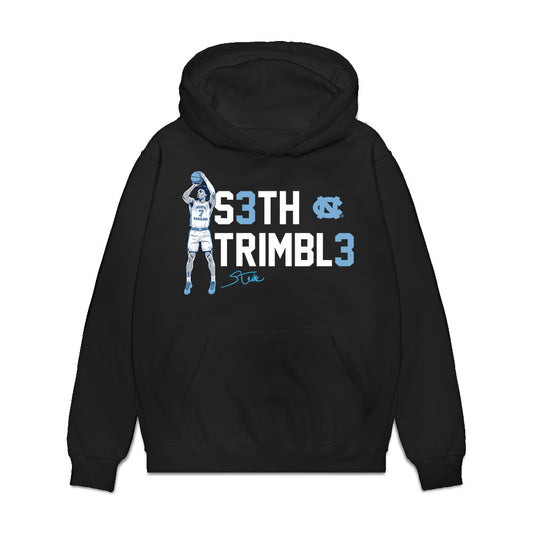UNC - NCAA Men's Basketball : Seth Trimble - Graphic Premium Hooded Sweatshirt-0