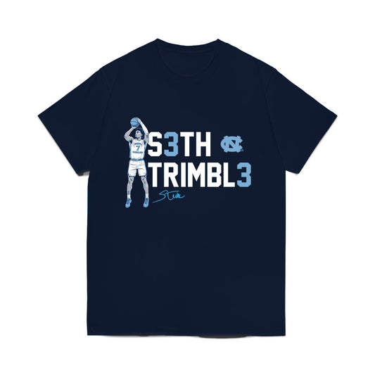 UNC - NCAA Men's Basketball : Seth Trimble - Graphic Comfort Colors T-Shirt-0