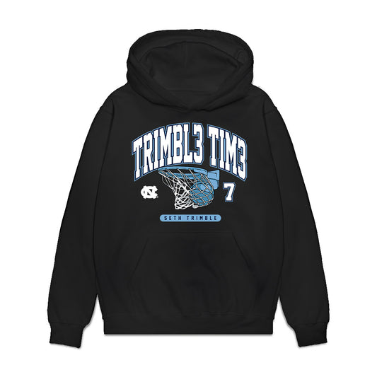 UNC - NCAA Men's Basketball : Seth Trimble - Trimble Time Premium Hooded Sweatshirt-0