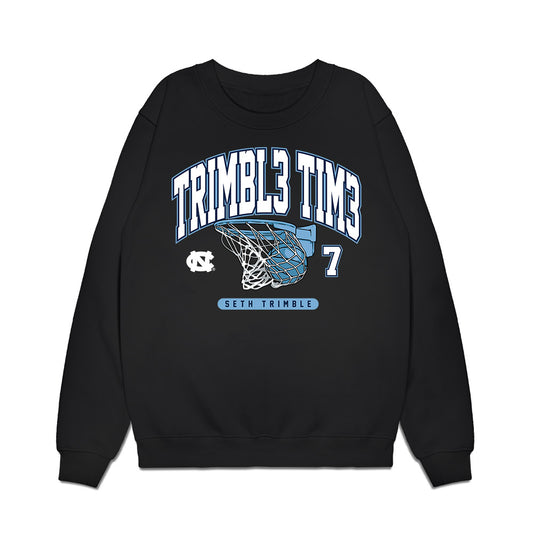 UNC - NCAA Men's Basketball : Seth Trimble - Trimble Time Premium Crewneck Sweatshirt-0