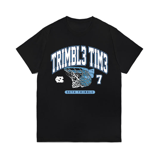 UNC - NCAA Men's Basketball : Seth Trimble - Trimble Time Comfort Colors T-Shirt-0