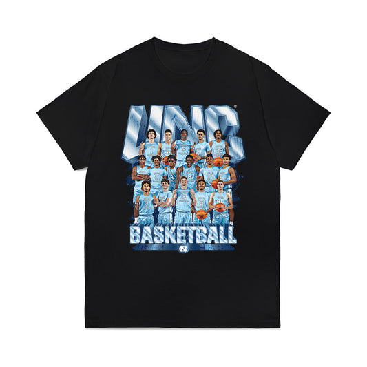 UNC - NCAA Men's Basketball : - Team Collage Comfort Colors T-Shirt-0