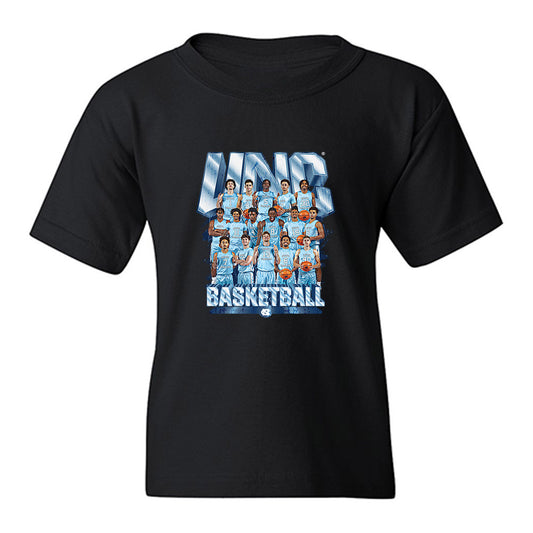 UNC - NCAA Men's Basketball : - Team Collage Youth T-Shirt-0