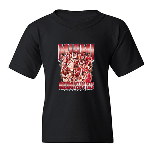Miami of Ohio - NCAA Men's Basketball : - 25-26 Team Collage Youth T-Shirt-0