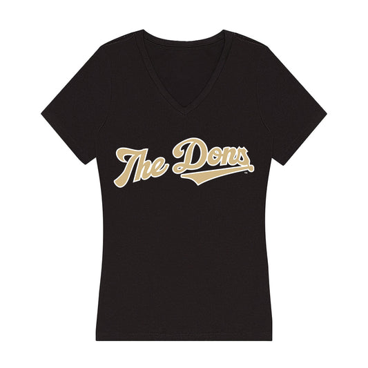 PFW - NCAA Women's Basketball : The Dons Women's V-Neck T-Shirt-0
