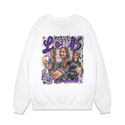 SFA - NCAA Softball : Gianna Lewis - Collage Premium Crewneck Sweatshirt-0