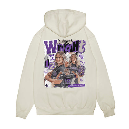 SFA - NCAA Softball : Morgan Wright - Collage Premium Hooded Sweatshirt-1