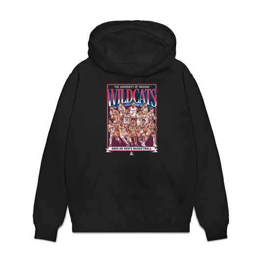 Arizona - NCAA Men's Basketball : - Premium Hooded Sweatshirt-0