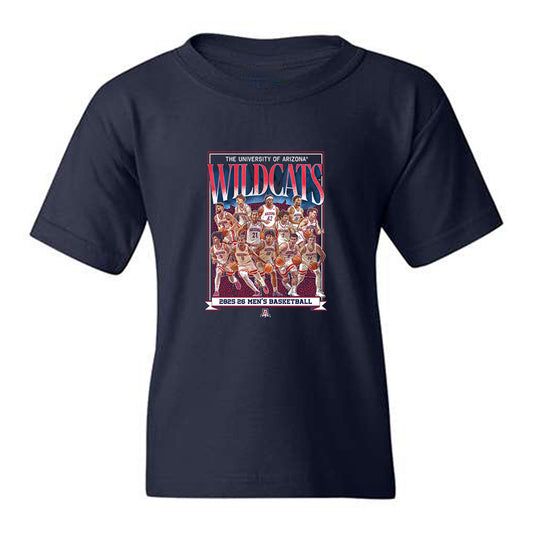 Arizona - NCAA Men's Basketball : - Youth T-Shirt-0
