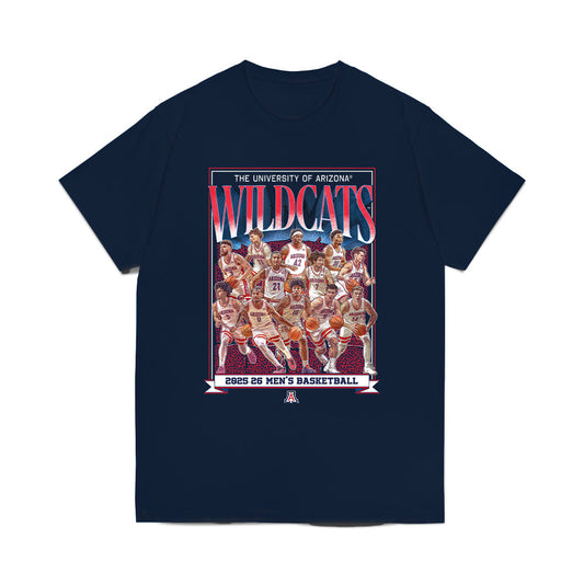 Arizona - NCAA Men's Basketball : - Comfort Colors T-Shirt-0