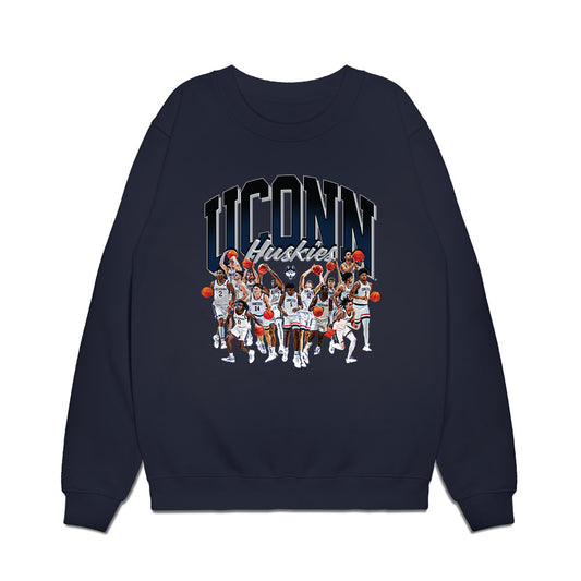 UConn - NCAA Women's Basketball : - Premium Crewneck Sweatshirt-0