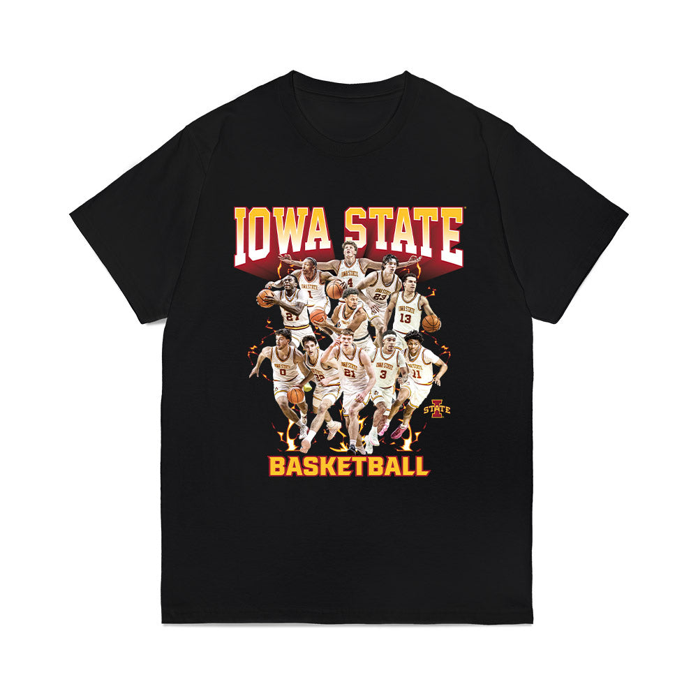 Iowa State - NCAA Men's Basketball : - Team Collage Comfort Colors T-Shirt-0