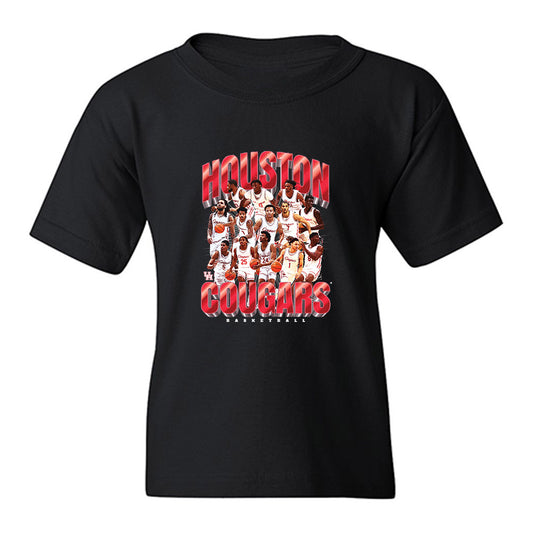 Houston - NCAA Men's Basketball : - Team Collage Youth T-Shirt-0