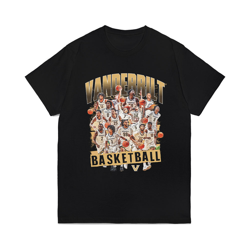 Vanderbilt - NCAA Men's Basketball : - Team Collage Comfort Colors T-Shirt-0