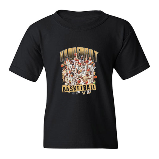 Vanderbilt - NCAA Men's Basketball : - Team Collage Youth T-Shirt-0