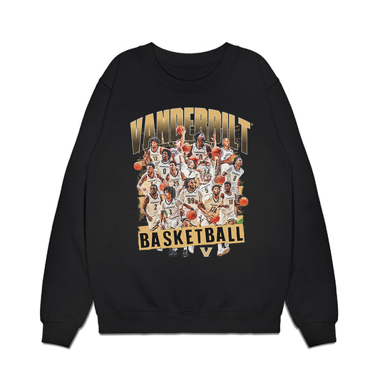 Vanderbilt - NCAA Men's Basketball : - Team Collage Premium Crewneck Sweatshirt-0