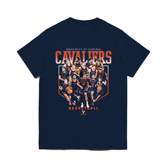 Virginia - NCAA Men's Basketball : - Team Collage Comfort Colors T-Shirt-0
