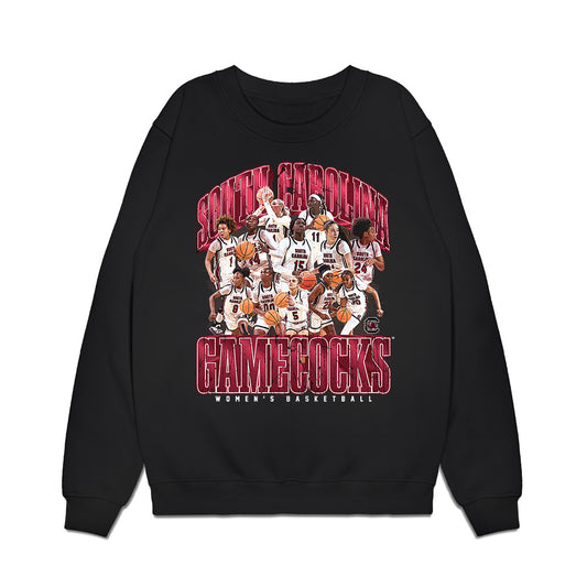 South Carolina - NCAA Women's Basketball : - Team Collage Premium Crewneck Sweatshirt-0