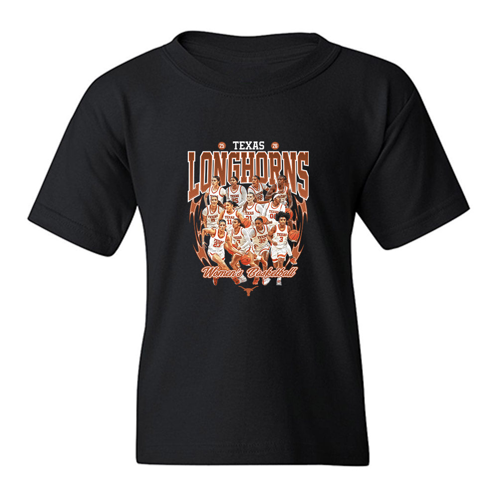 Texas - NCAA Women's Basketball : Team Collage Youth T-Shirt-0