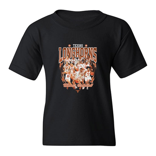 Texas - NCAA Women's Basketball : Team Collage Youth T-Shirt-0