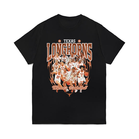Texas - NCAA Women's Basketball : Team Collage Comfort Colors T-Shirt-0