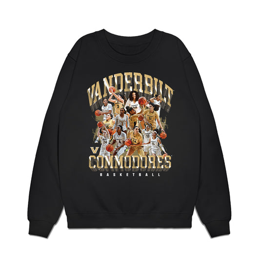 Vanderbilt - NCAA Women's Basketball : - 25-26 Team Collage Premium Crewneck Sweatshirt-0