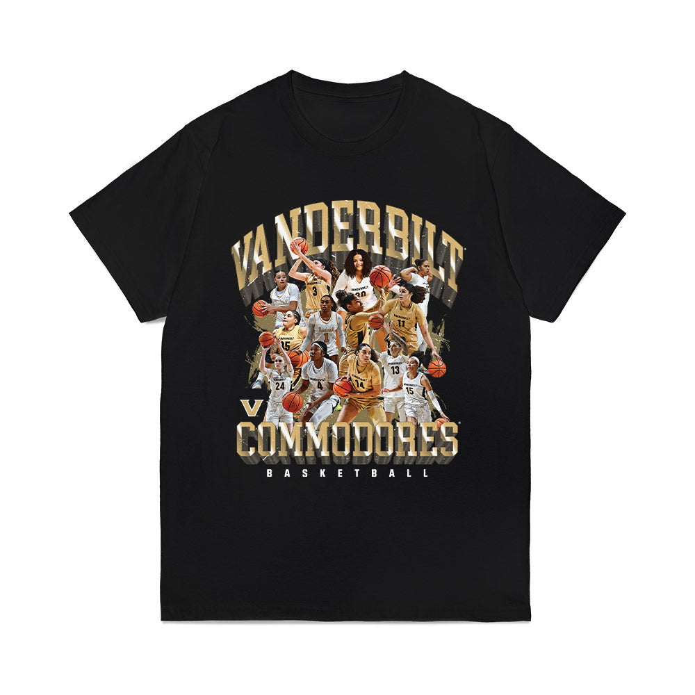 Vanderbilt - NCAA Women's Basketball : - 25-26 Team Collage Comfort Colors T-Shirt-0