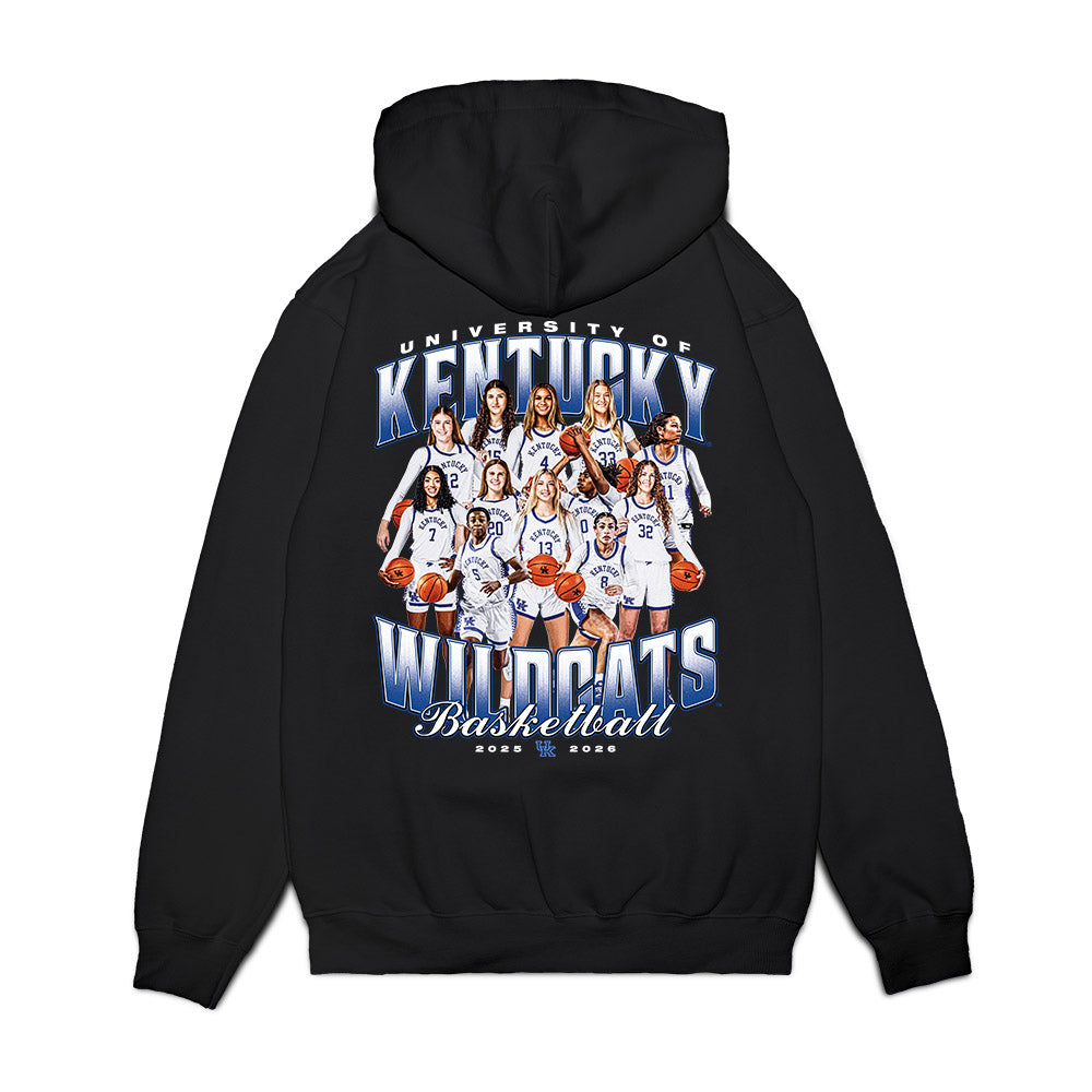 Kentucky - NCAA Women's Basketball : - 25-26 Team Collage Premium Hooded Sweatshirt-1