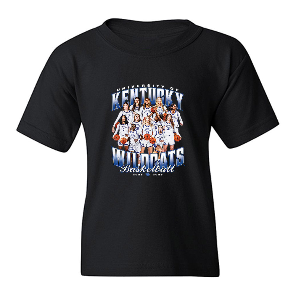 Kentucky - NCAA Women's Basketball : - 25-26 Team Collage Youth T-Shirt-0