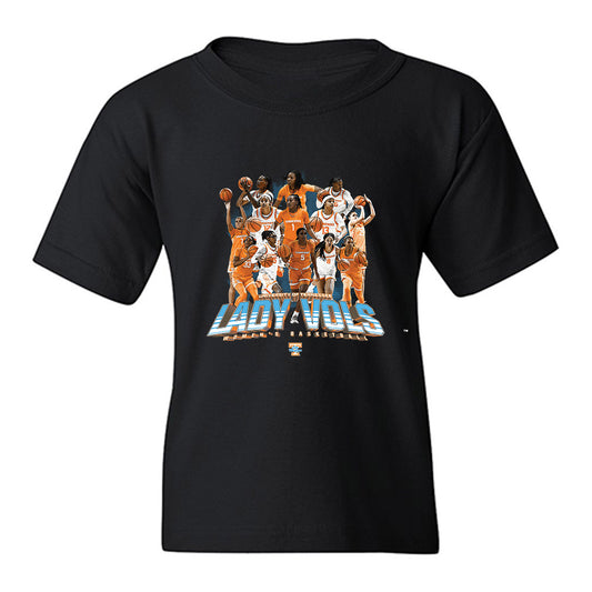 Tennessee - NCAA Women's Basketball : - 25-26 Team Collage Youth T-Shirt-0
