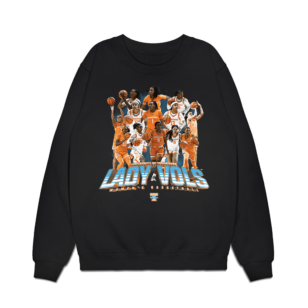 Tennessee - NCAA Women's Basketball : - 25-26 Team Collage Premium Crewneck Sweatshirt-0