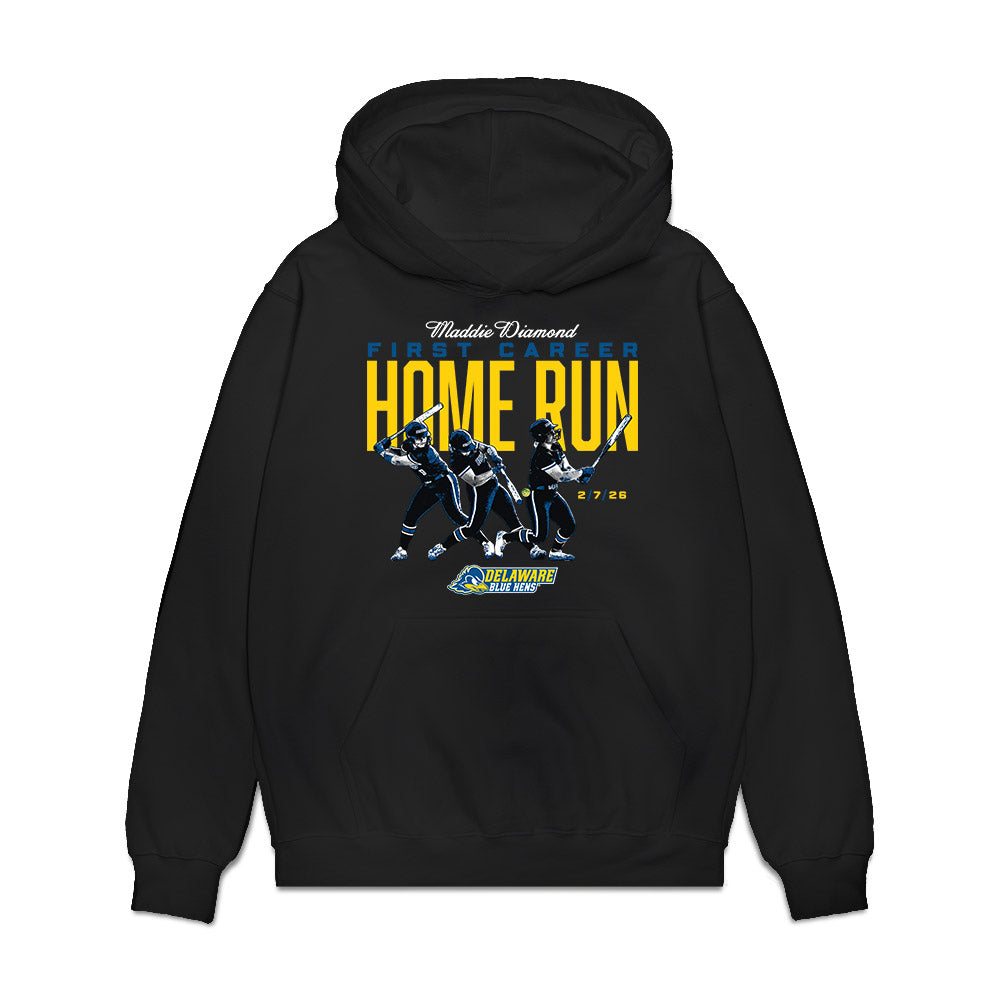 Delaware - NCAA Softball : Madeline Diamond - Individual Caricature Premium Hooded Sweatshirt-0