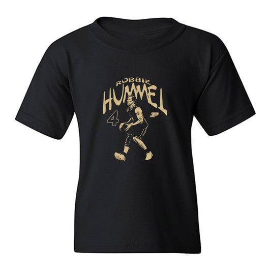 Purdue - NCAA Men's Basketball Legends : Robbie Hummel - Youth T-Shirt-0