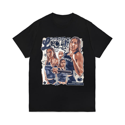 Penn State - NCAA Women's Track & Field : Marie-Eloise Leclair - Collage Comfort Colors T-Shirt-0