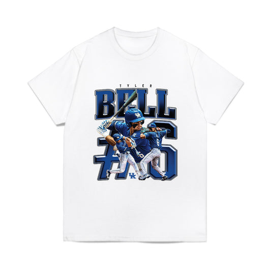 Kentucky - NCAA Baseball : Tyler Bell - Collage Comfort Colors T-Shirt-0