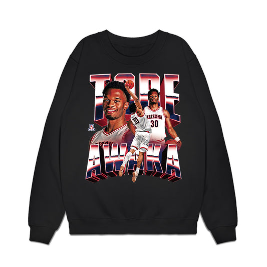 Arizona - NCAA Men's Basketball : Tobe Awaka - Collage Premium Crewneck Sweatshirt-0