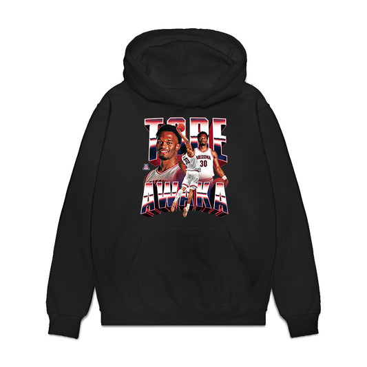 Arizona - NCAA Men's Basketball : Tobe Awaka - Collage Premium Hooded Sweatshirt-0