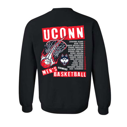 UConn - NCAA Men's Basketball : - 25-26 Roster Crewneck Sweatshirt-1