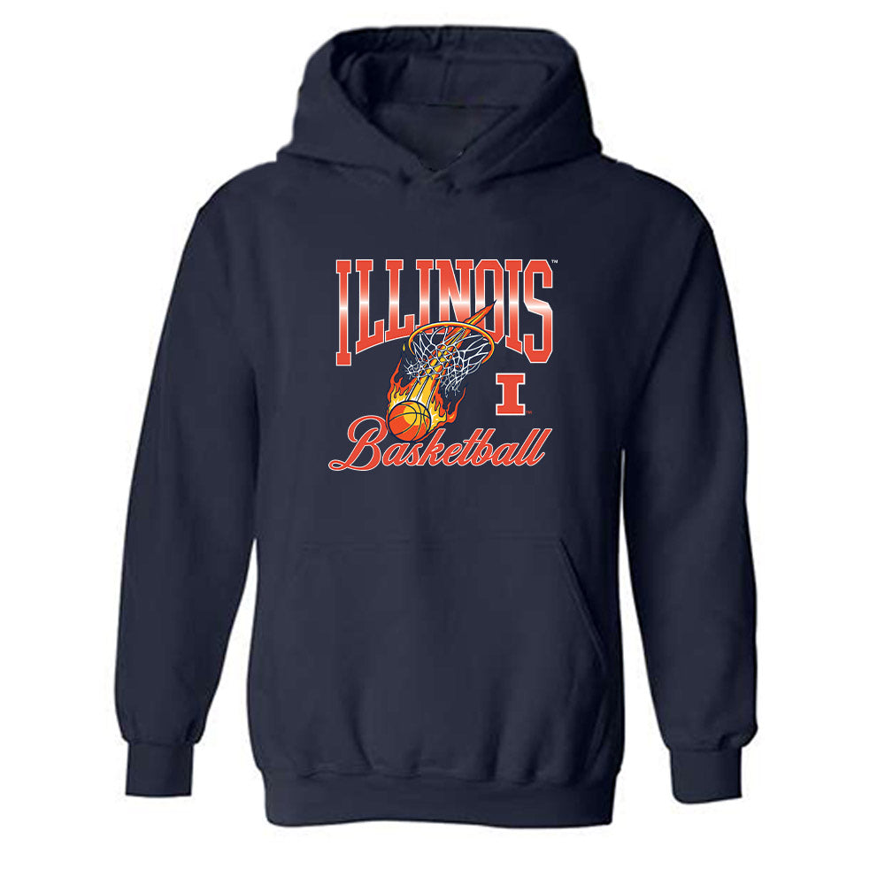 Illinois - NCAA Men's Basketball : - 25-26 Roster Hooded Sweatshirt-0