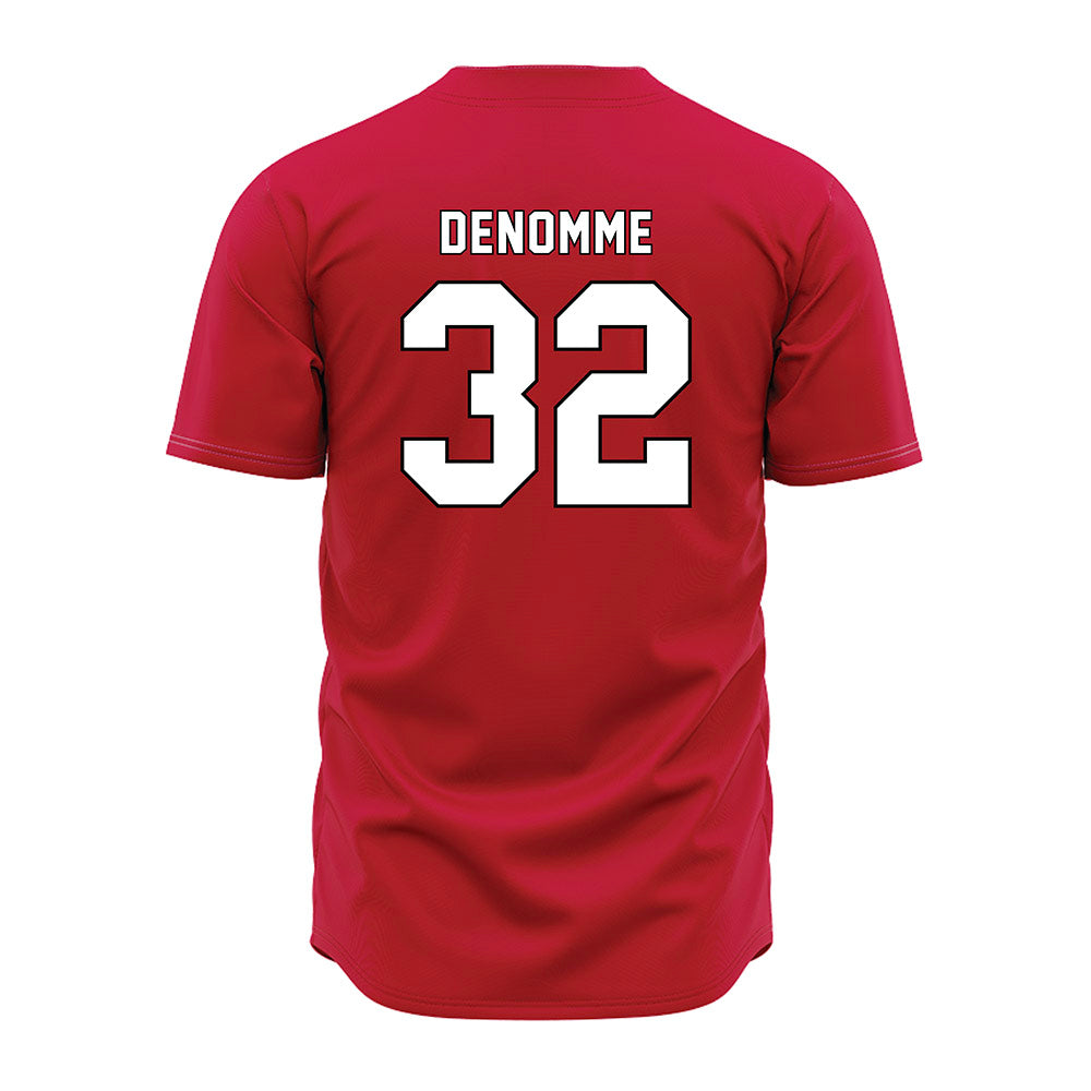 Miami of Ohio - NCAA Baseball : Charlie Denomme - Red Jersey-1