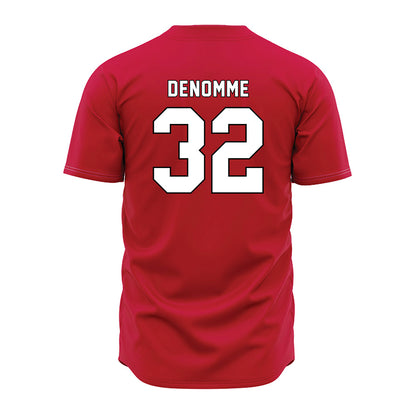 Miami of Ohio - NCAA Baseball : Charlie Denomme - Red Jersey-1