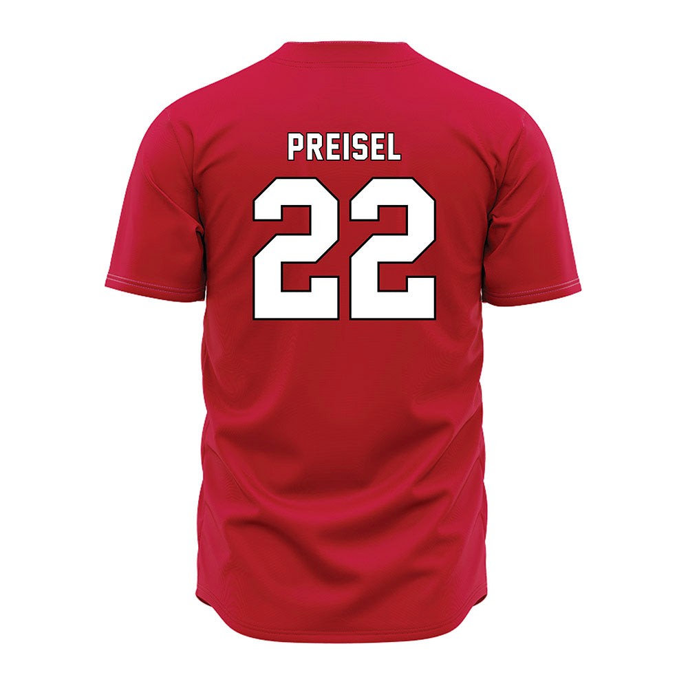 Miami of Ohio - Baseball Alumni : Connor Preisel - Red Jersey-1