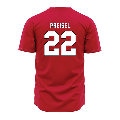 Miami of Ohio - Baseball Alumni : Connor Preisel - Red Jersey-1