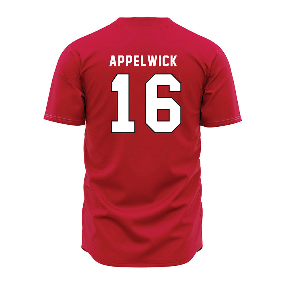 Miami of Ohio - Baseball Alumni : Evan Appelwick - Red Jersey-1