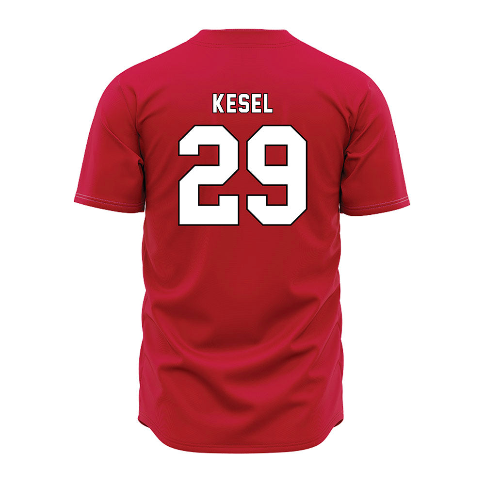 Miami of Ohio - NCAA Baseball : Kyle Kesel - Red Jersey-1