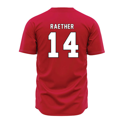 Miami of Ohio - NCAA Baseball : Carson Raether - Red Jersey-1